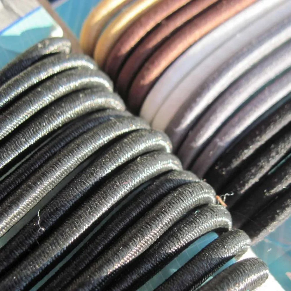 14 Goody Big Thick Fix Ouchless No Metal Hair Band Elastic Ponytailers Java Bean